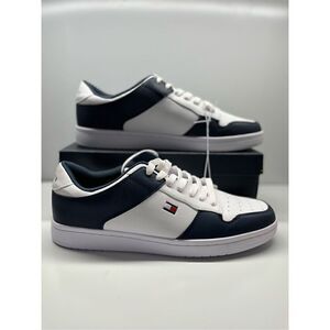 Tommy Hilfiger Men's Lyree Fashion Sneaker Shoes Size 12, Navy/White